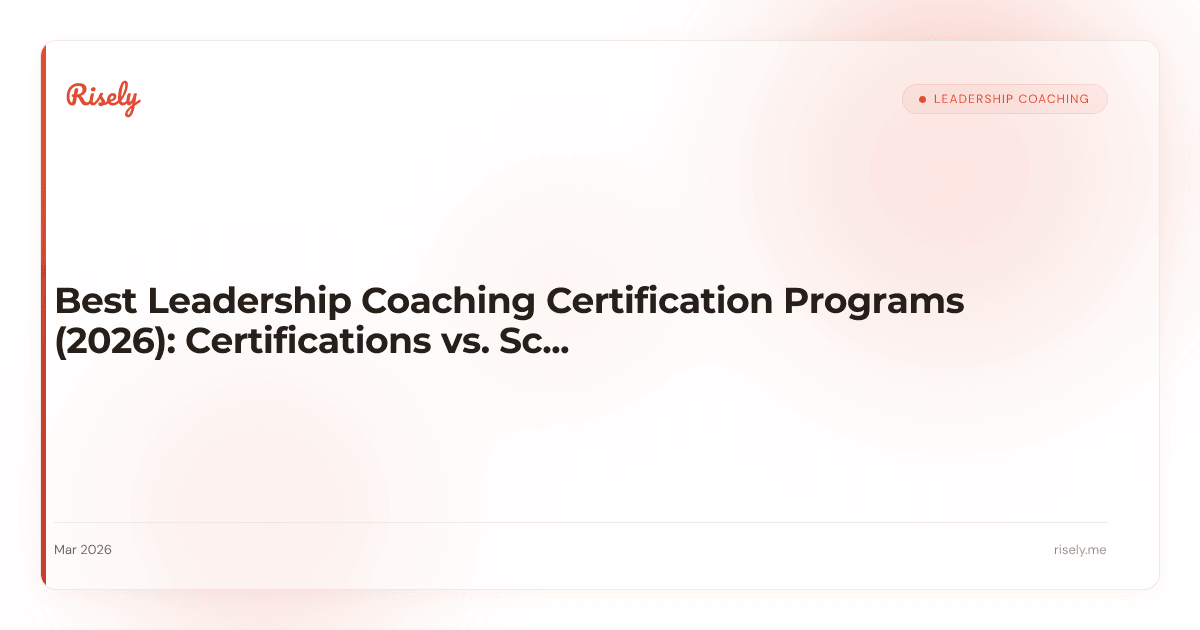 Best Leadership Coaching Certification Programs (2026): Certifications vs. Scalable Alternatives