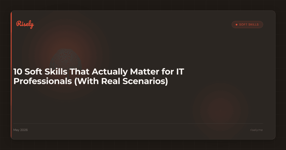 10 Soft Skills That Actually Matter for IT Professionals (With Real Scenarios)