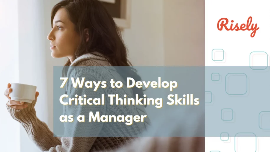 critical thinking as a manager