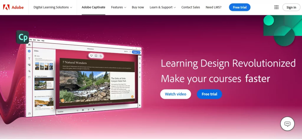 Adobe Captive elearning content development company