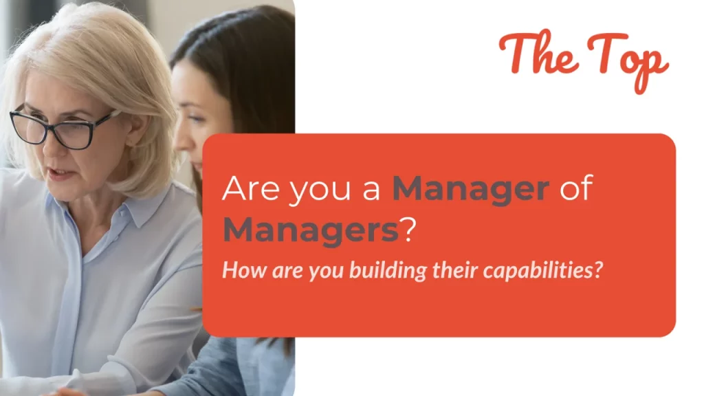 are you a manager of managers