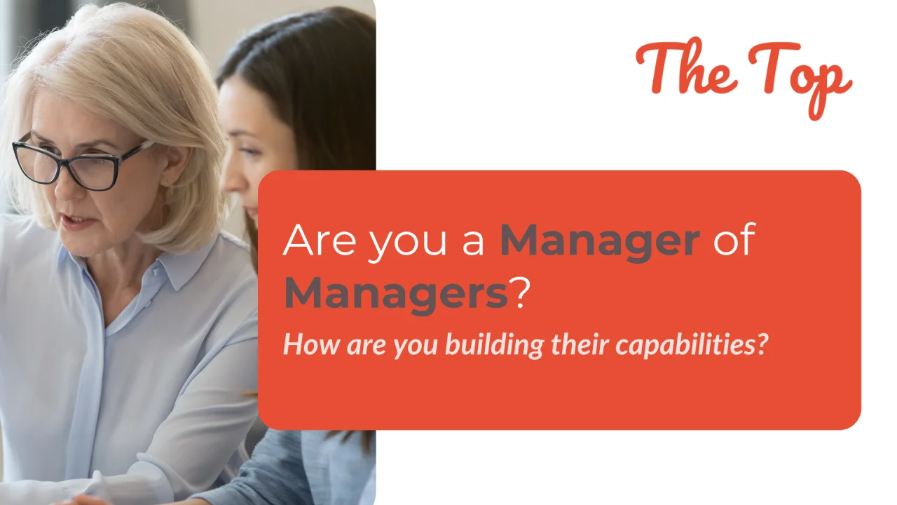 are you a manager of managers